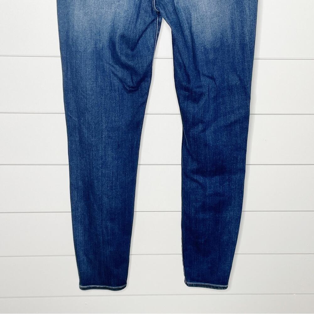 J.Crew Lookout High Rise Stretchy Skinny Jeans Dark Wash Size 27 - Picture 9 of 10